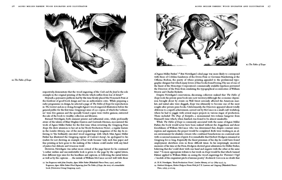 The Wood Engravings of Agnes Miller Parker pp 26-7