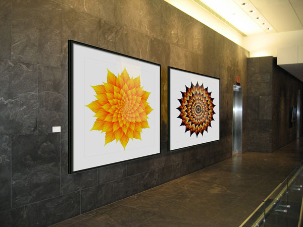 Flowers in lobby