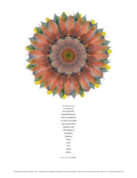Florilegium colophon page